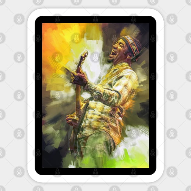 Ben Harper Sticker by IconsPopArt